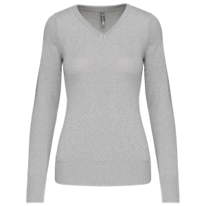 Ladies' V-Neck Jumper, miniatyr 6